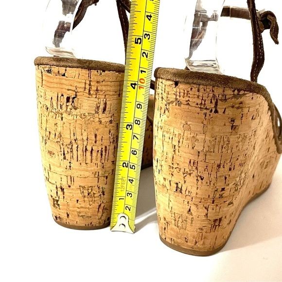 Prada cork wedge heels, authentic, size US 6, - Picture 9 of 16